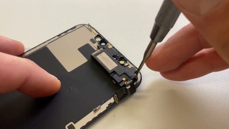 iphone 12 pro смяна на горен говорител, слушалка